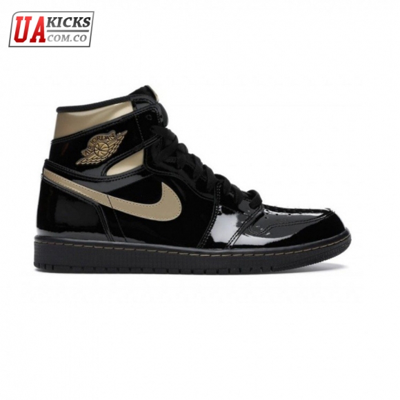 Jordan 1 Retro High Black Metallic Gold (2020) Size 36-47.5