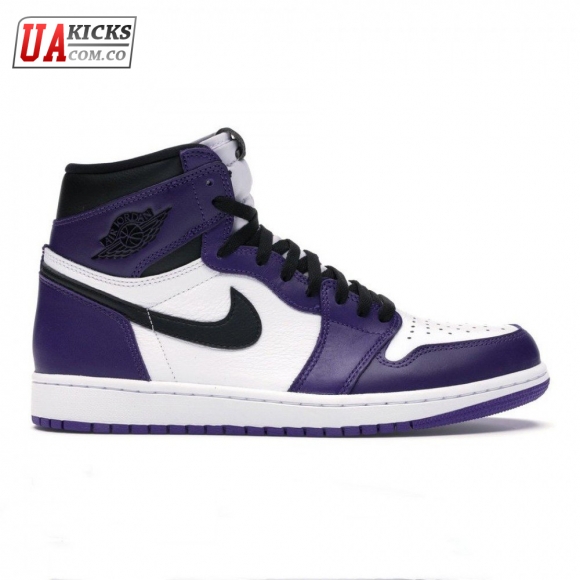 Jordan 1 Retro High Court Purple White Size 40-47.5