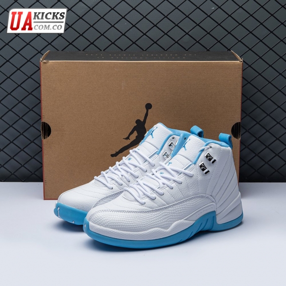 Jordan 12 Retro White University Blue (2004) (Women's) 308243-142 Size 40-47.5