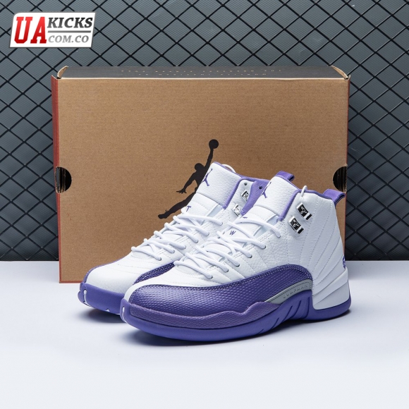 Air Jordan 12 White Purple Size 40-47.5