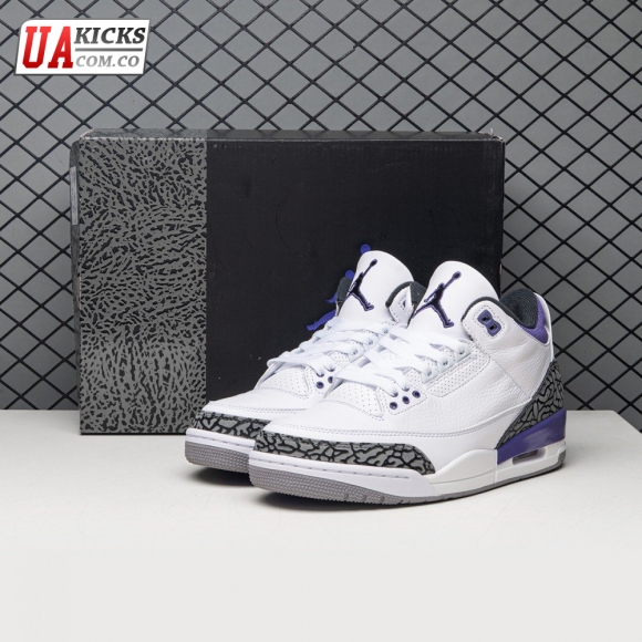 Air Jordan 3 Dark Iris CT8532-105 Size 40.5-47.5