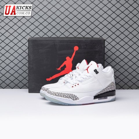 Jordan 3 Retro Free Throw Line White Cement 923096-101 Size 40-47