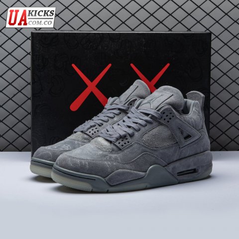 KAWS x Air Jordan 4 Retro 'Cool Grey' Size 40-47.5