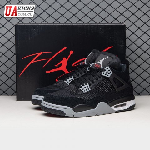 Air Jordan 4 Retro SE Black Canvas DH7138-006 Size 40-47.5