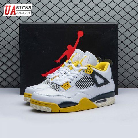 Air Jordan 4 Retro Vivid Sulfur AQ9129 101 Size 36-47.5