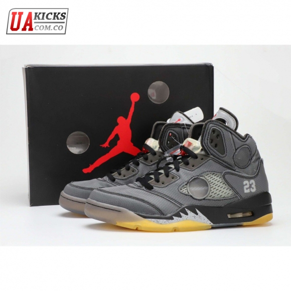 Off-white x Air Jordan 5 retro SP black cicada wing 36-47.5