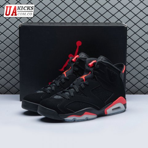 Jordan 6 Retro Black 'Infrared' 384664 060 Size 40-47.5