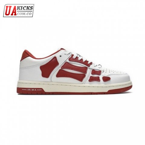 AMIRI Skel Top Low Whtie Red Size 40-46