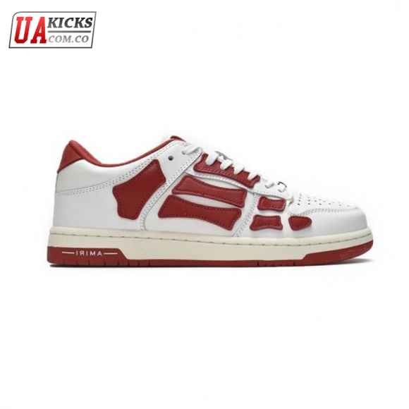 AMIRI Skel Top Low Whtie Red Size 40-46