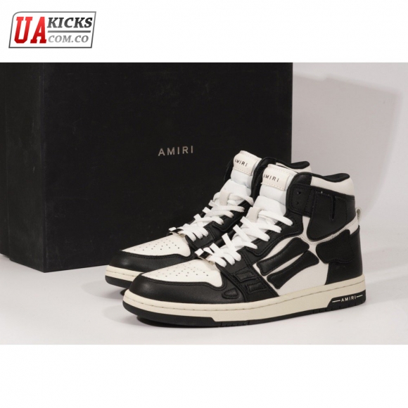 AMIRI Skel Top Hi Black White SIZE: 40-45