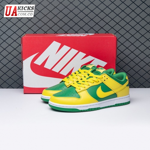 Nike Dunk Low Reverse Brazil DV0833-300 Size 36-47.5