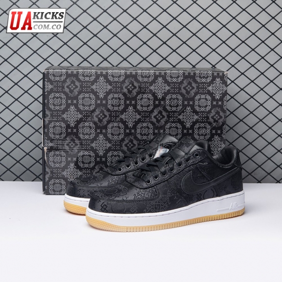 Nike Fragment X CLOT x Air Force 1 (Black) CZ3986-001 36-46