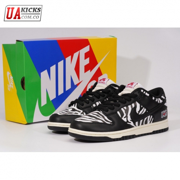 Quartersnacks x NK SB Dunk Low "Zebra" SIZE: 36-47.5