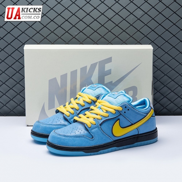 Nike SB Dunk Powerpuff Girls x Nike SB Dunk Low "Bubbles" Blue Chill FZ8320-400 Size 36-48