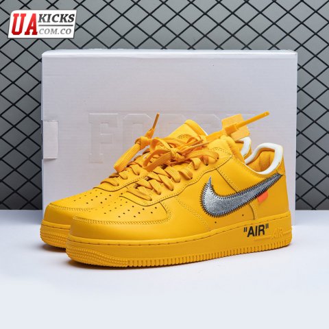 Off-White x Air Force 1 Low 'University Gold' Size 36-47.5