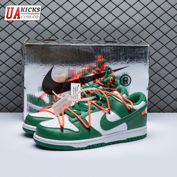 Off-White x Dunk Low 'Pine Green' Size 36-47.5