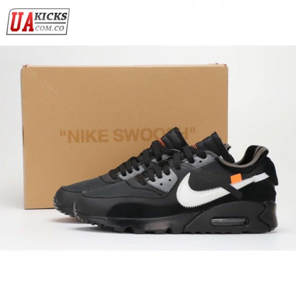 Nike OFF-WHITE x Air Max 90 White Black 40-46