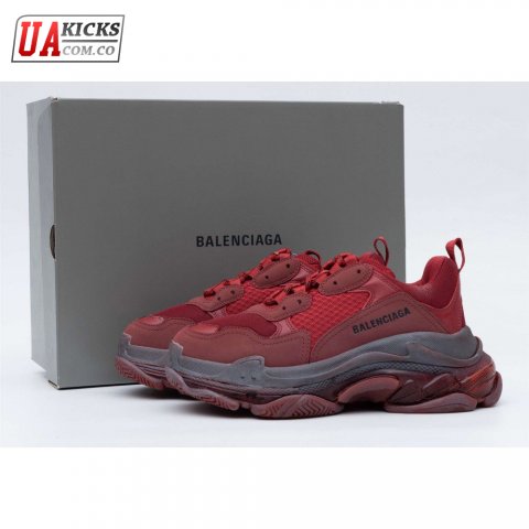 Balenciaga Triple S Burgundy Red 35-45