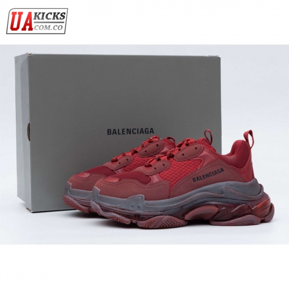 Balenciaga Triple S Burgundy Red 35-45