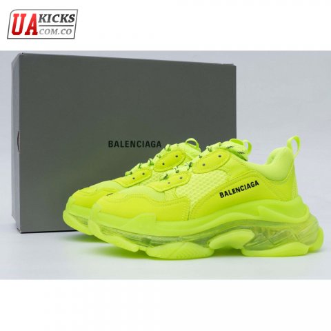 Balenciaga Triple S Clear Sole Fluo Yellow (W) 35-45