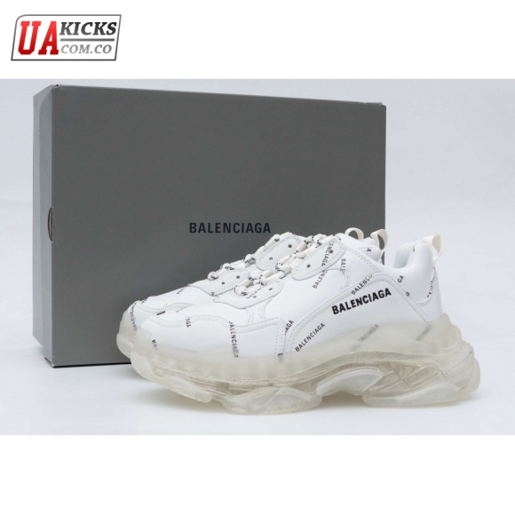 Balenciaga Triple S White Clear Sole Logo(W) 35-45