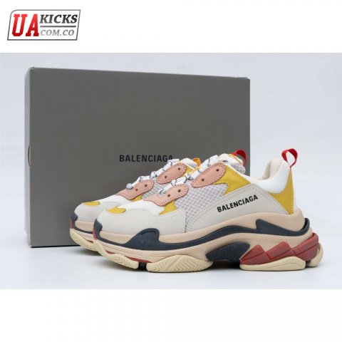 Balenciaga Triple S Cream Yellow Red (W) 35-39