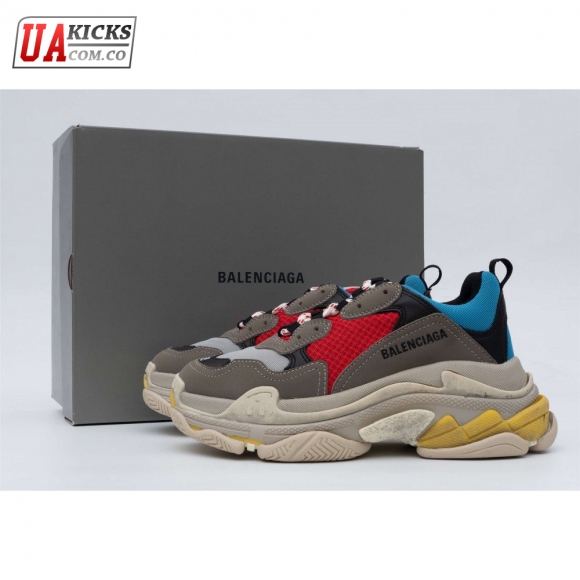 Balenciaga Triple S Grey Red Blue (2018 Reissue) SIZE: 35-45