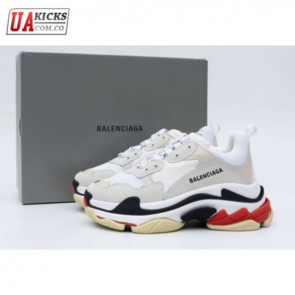 Balenciaga Triple S White Black Red SIZE: 35-45